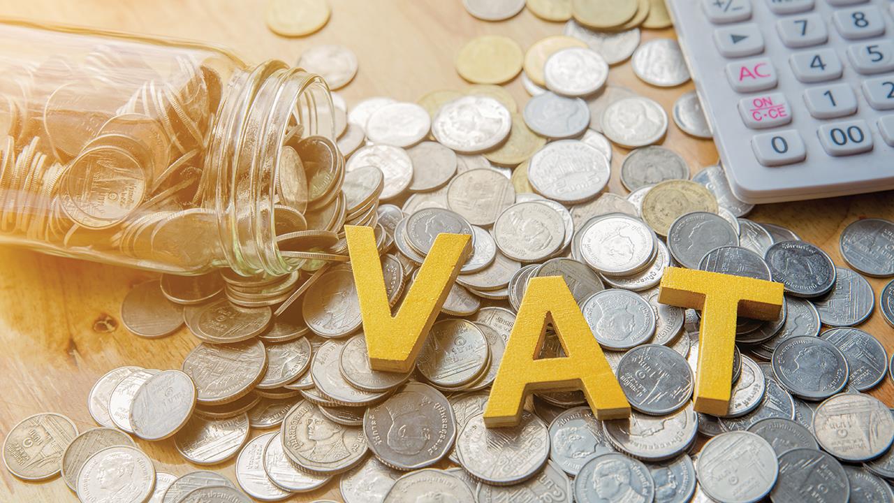 VAT image with money