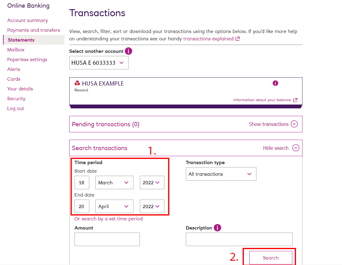 NatWest Transaction EG