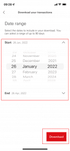 Date Range